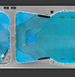 RIVERPACE DUAL ZONE SPA POOL